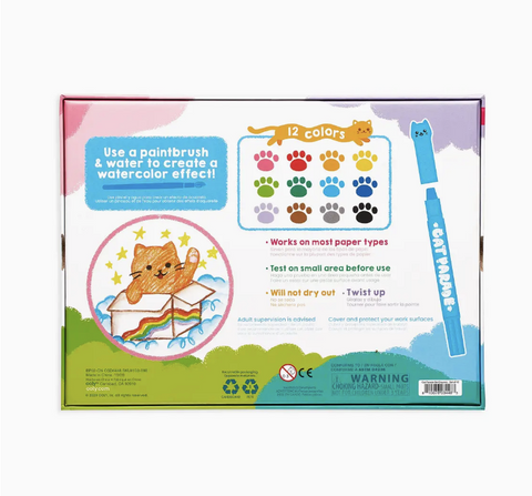 Cat Parade Gel Crayons - Set of 12