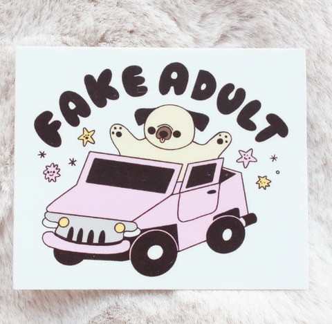 Fake Adult Sticker