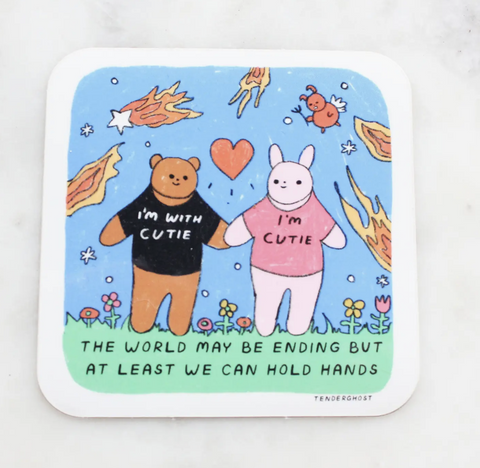 Hold Hands Sticker
