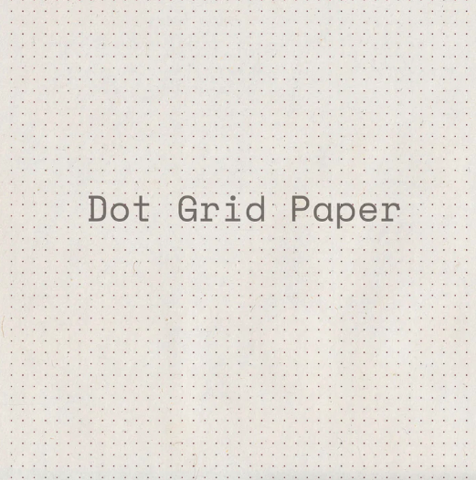Matcha Latte Checkered Notebook - Dot Grid A5