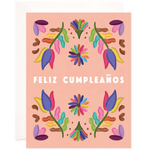 Folk Birthday Card