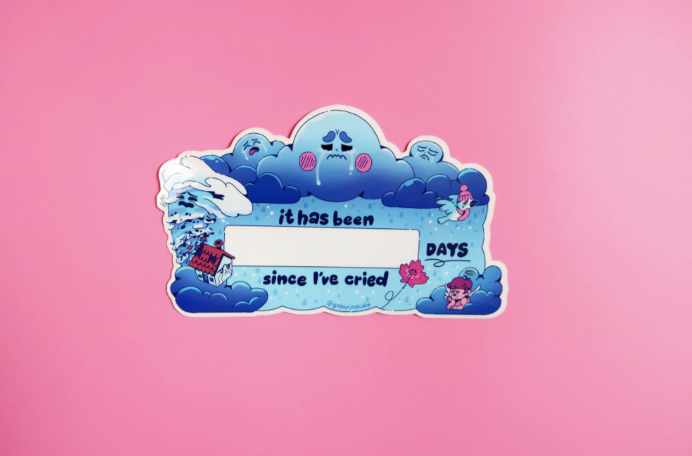 Days Since I've Cried Sticker