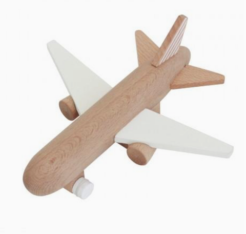 Hikoki Wooden Friction Plane - White