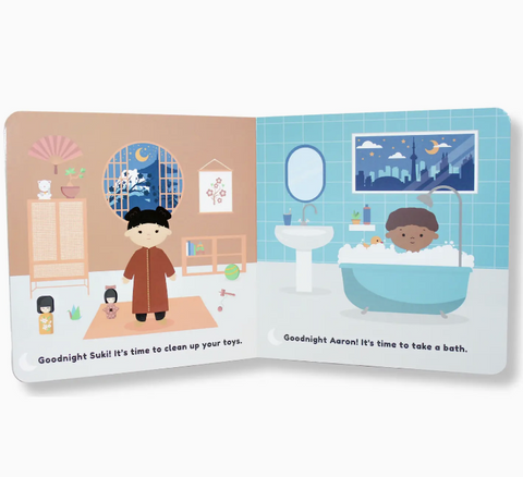 Kids of the World: Good Morning, Good Night Board Book