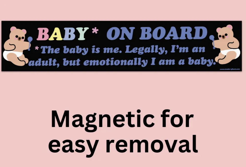 Baby On Board Bumper Magnet