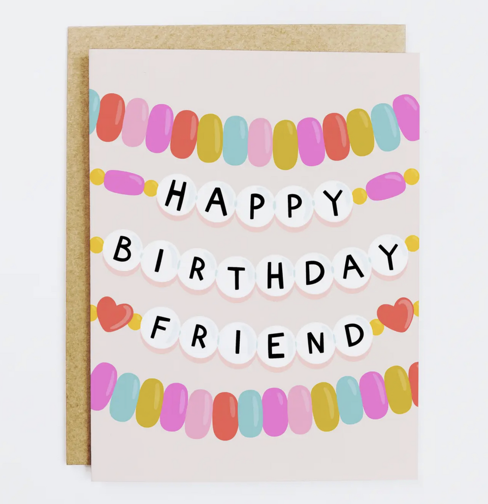 Friendship Bracelet Birthday Card