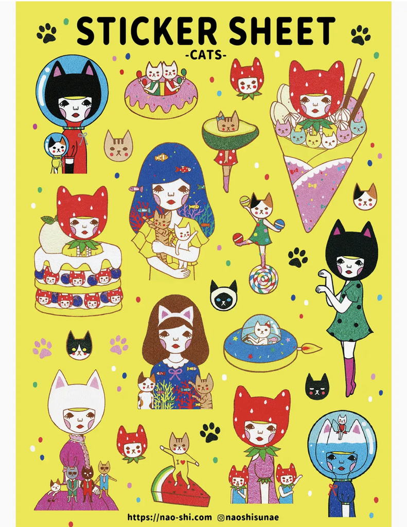 Cats- Sticker Sheet