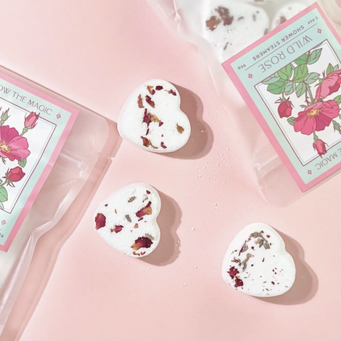 Wild Rose Heart Shower Steamers