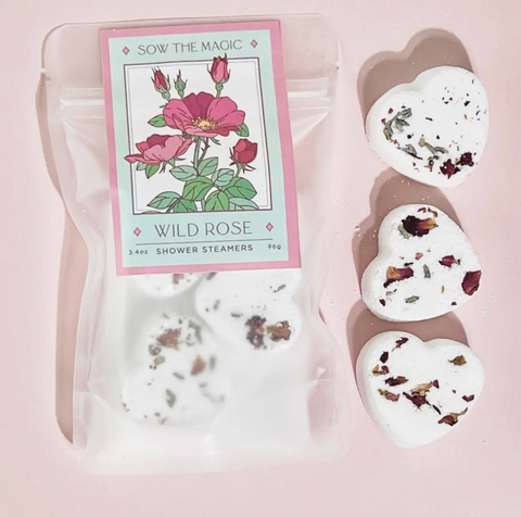 Wild Rose Heart Shower Steamers