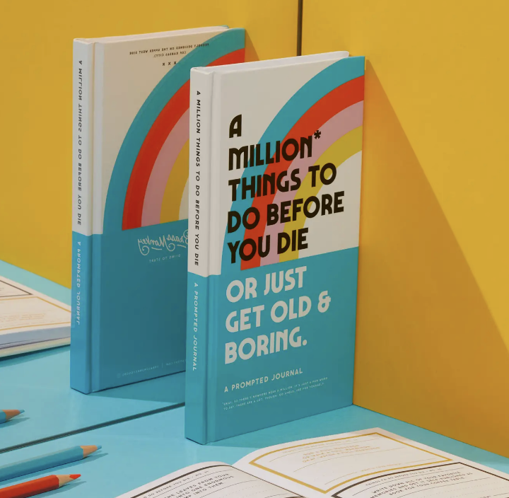A Million Things To Do Before You Die Prompted Journal