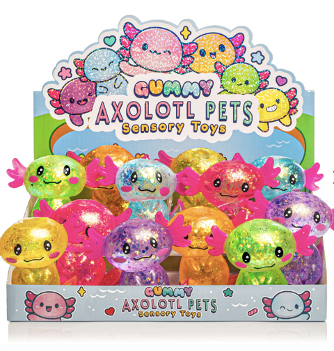 Gummy Axolotl Pets Sensory Squishy Toy