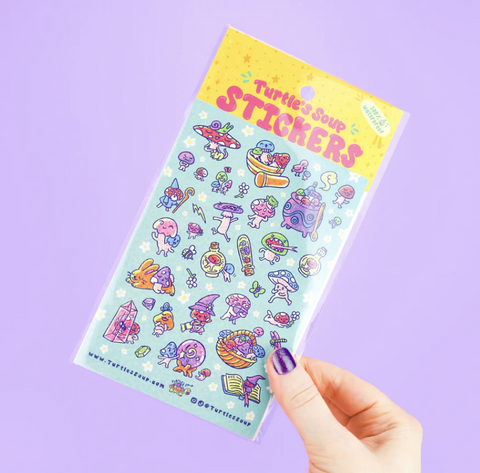 Magic Mushrooms Vinyl Sticker Sheet