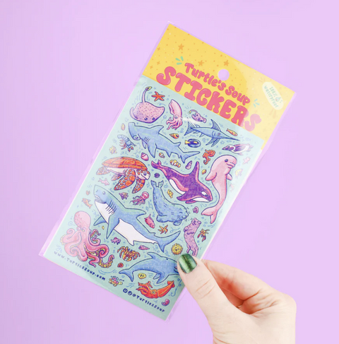 Aquarium Vinyl Sticker Sheet