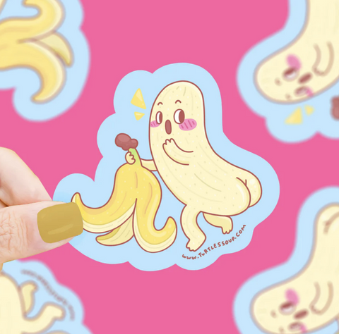 Naked Banana Vinyl Sticker