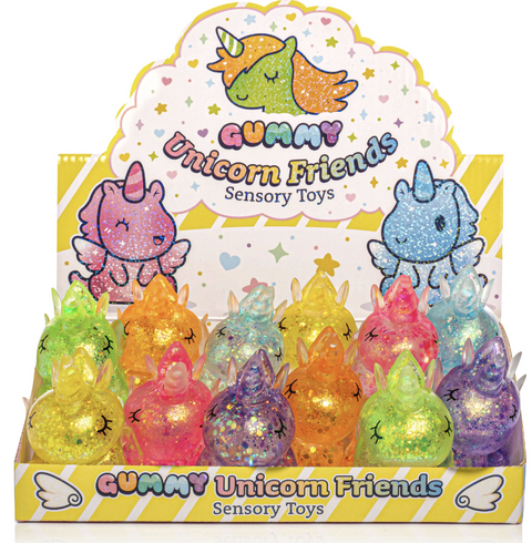 Gummy Unicorn Friends Sensory Squishy Toy