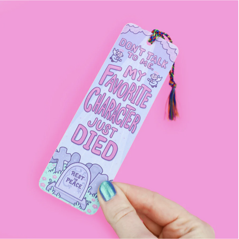 Graveyard Bookmark with Tassel