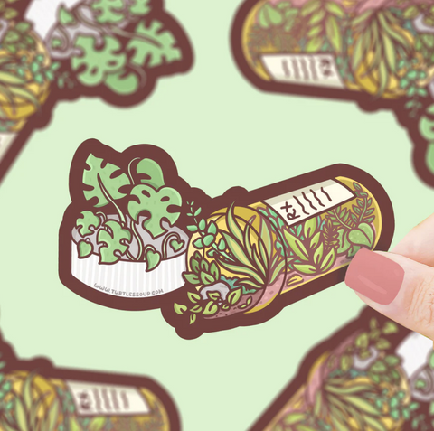 Plant RX Prescription Vinyl Sticker