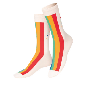 Rainbow Cake Socks