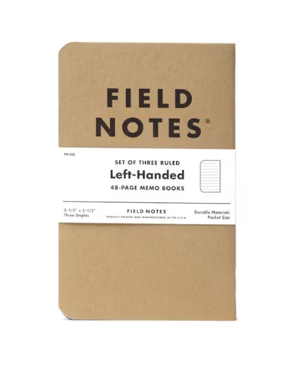 LEFT-HANDED NOTEBOOK