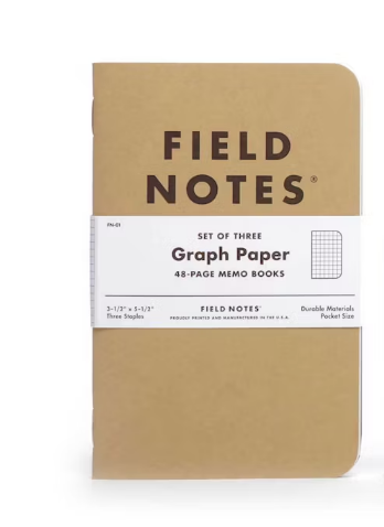 Original Kraft - Graph Paper 3-Pack