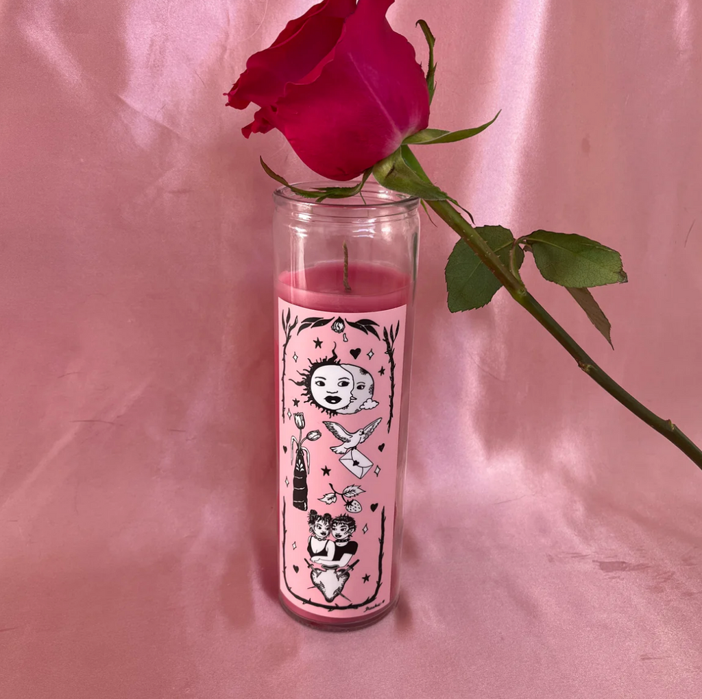 Honey & Roses Altar Candle