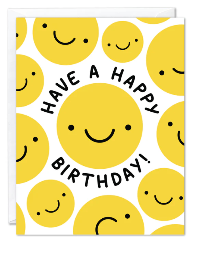 Happy Birthday Smiley Card