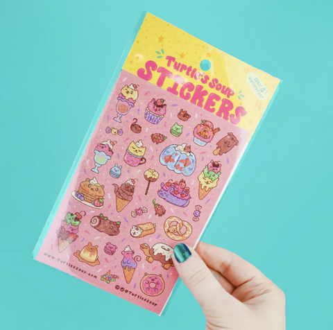 Sweet Pets Vinyl Sticker Sheet