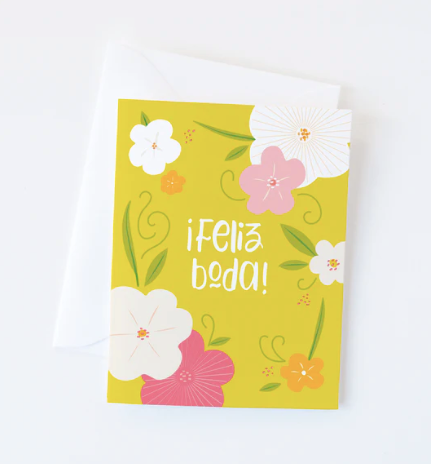 Feliz Boda card