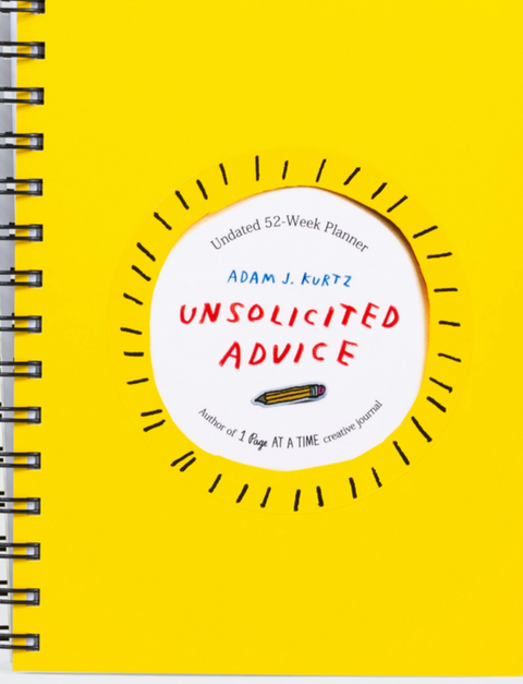 Unsolicited Advice Undated 52-Week Planner