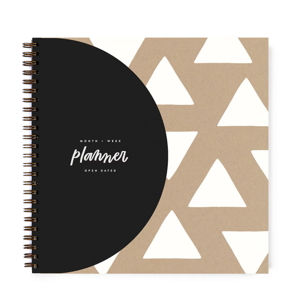 The Worthwhile Paper Planner - Open Dated Planner - Modern & Minimal Geometric Design