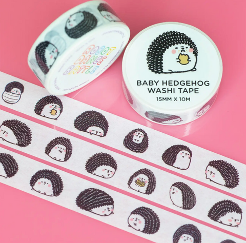 Baby Hedgehog Washi Tape