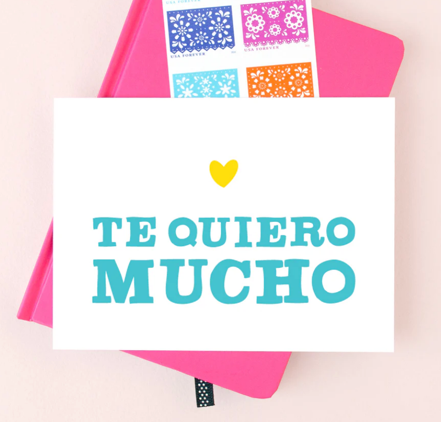 Te Quiero Mucho Spanish love card