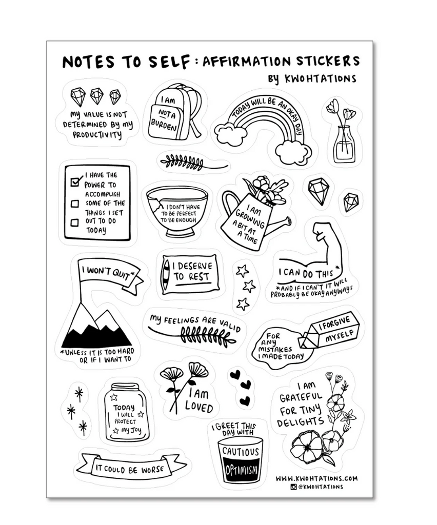 Affirmation Sticker Sheet