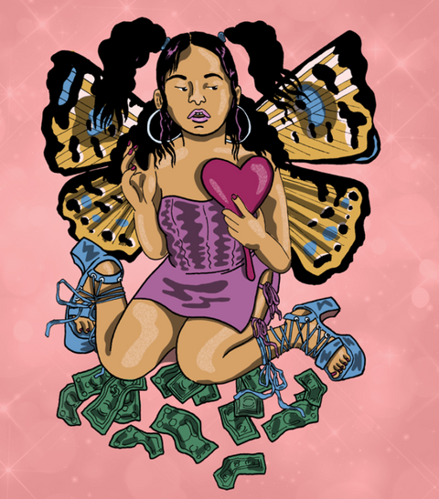 Dolls N Dollars Sticker