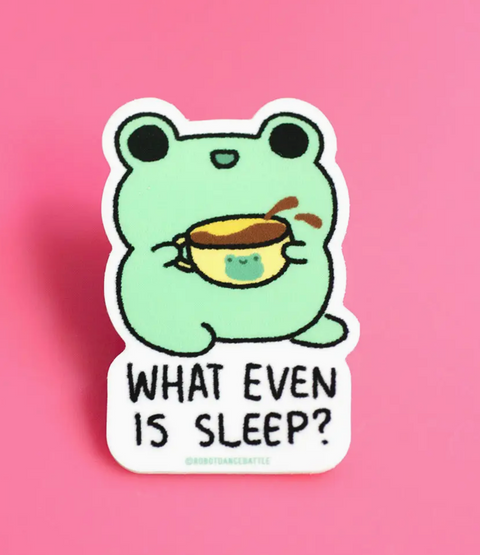 Coffee Frog Sticker