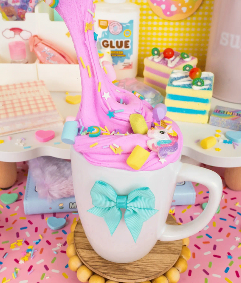 Unicorn Hot Cocoa Butter Slime