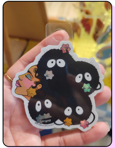 Soot Sprite Girl Sticker