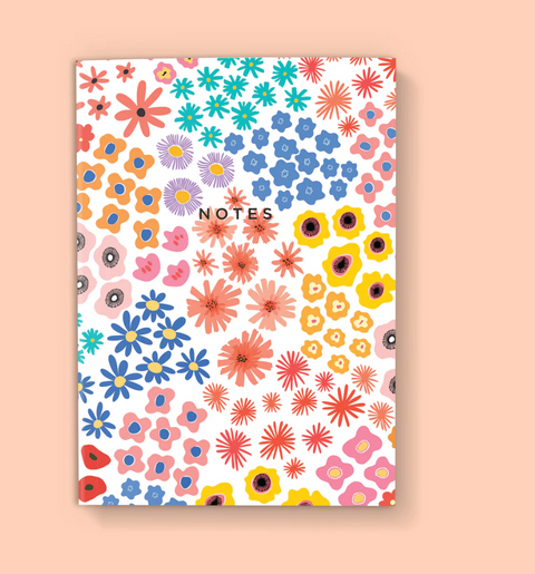 WILDFLOWERS SOFTCOVER NOTEBOOK-Blank Pages