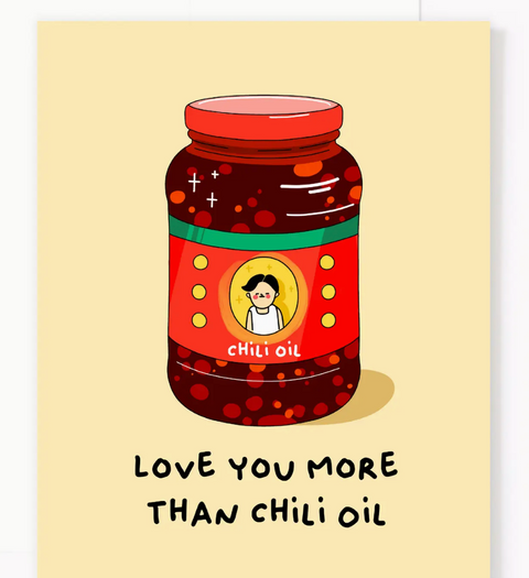 Chili Oil Greeting Card