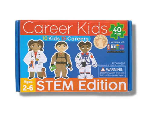 Career Kids: STEM Edition Puzzle + Stickers