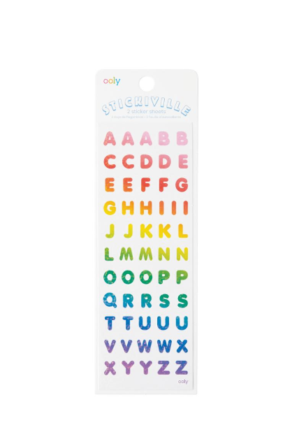 Rainbow Letters - (2 Sheets)