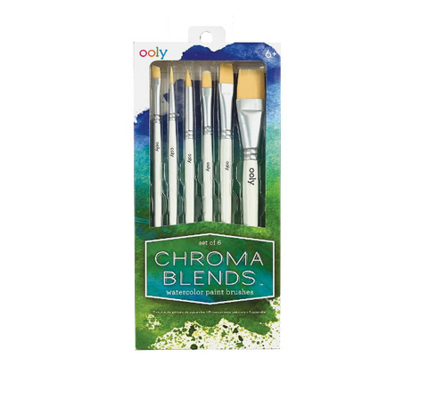 Chroma Blends: Watercolor Paint Brushes