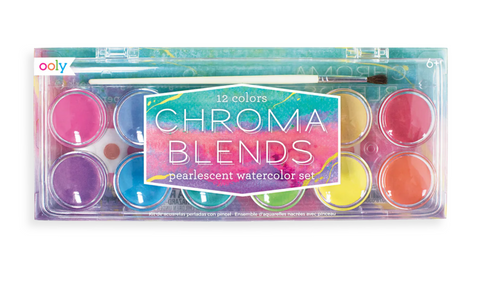 Chroma Blends Watercolor Paint Set - Pearlescent