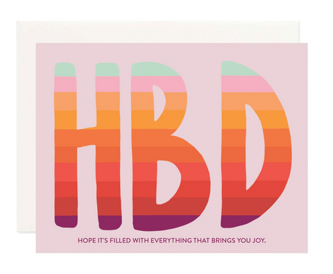 HBD Greeting Card