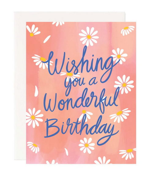 Wishing You a Wonderful Birthday Greeting Card