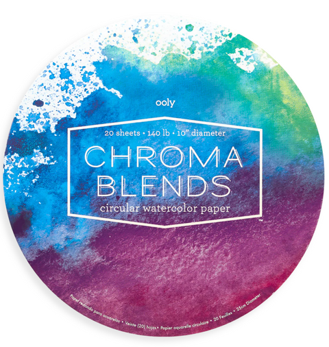 Chroma Blends Circular Watercolor Paper - Circular Paper