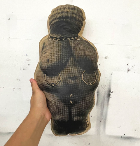 Hand Made - Venus of Willendorf Pillow