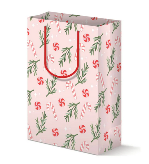 Sweet Pink Christmas Gift Bag