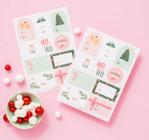 Oh So Jolly Gift Stickers | Holiday Sticker Sheet