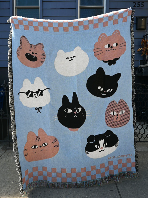 "CATS" Throw blanket